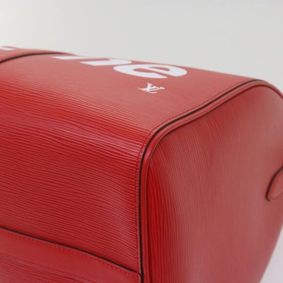 LOUIS VUITTON Epi Supreme Keepall Bandouliere 45 Bag Red M53419 - Picture 16 of 16